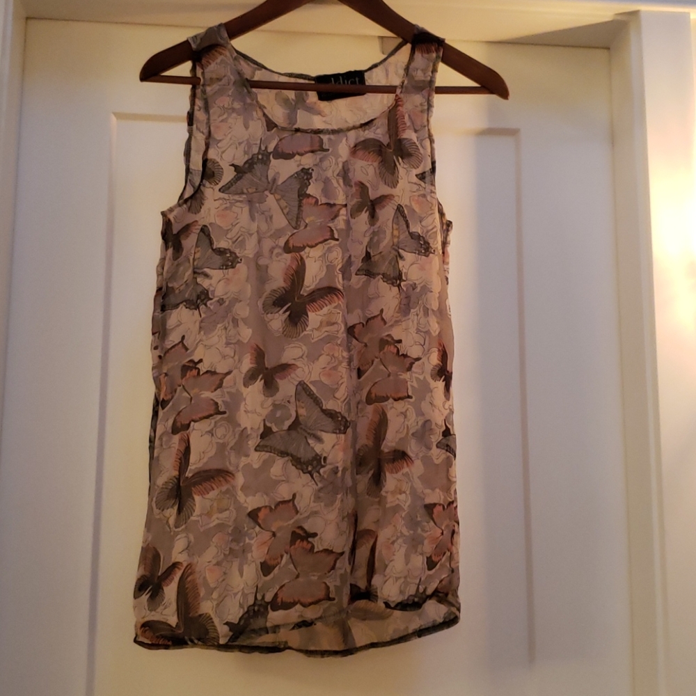 Sheer tank top